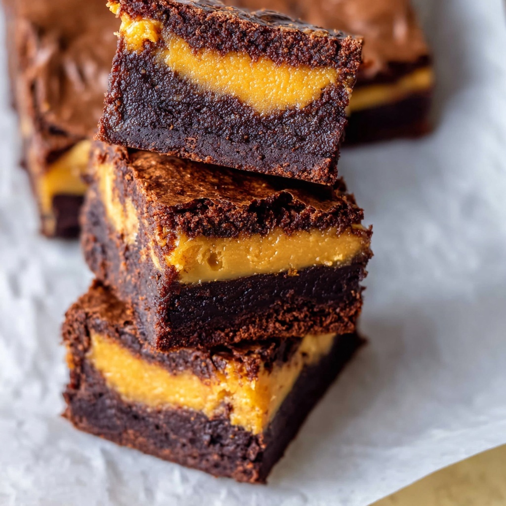 Reese’s Stuffed Brown Butter Brownies Recipe - Recipe Image