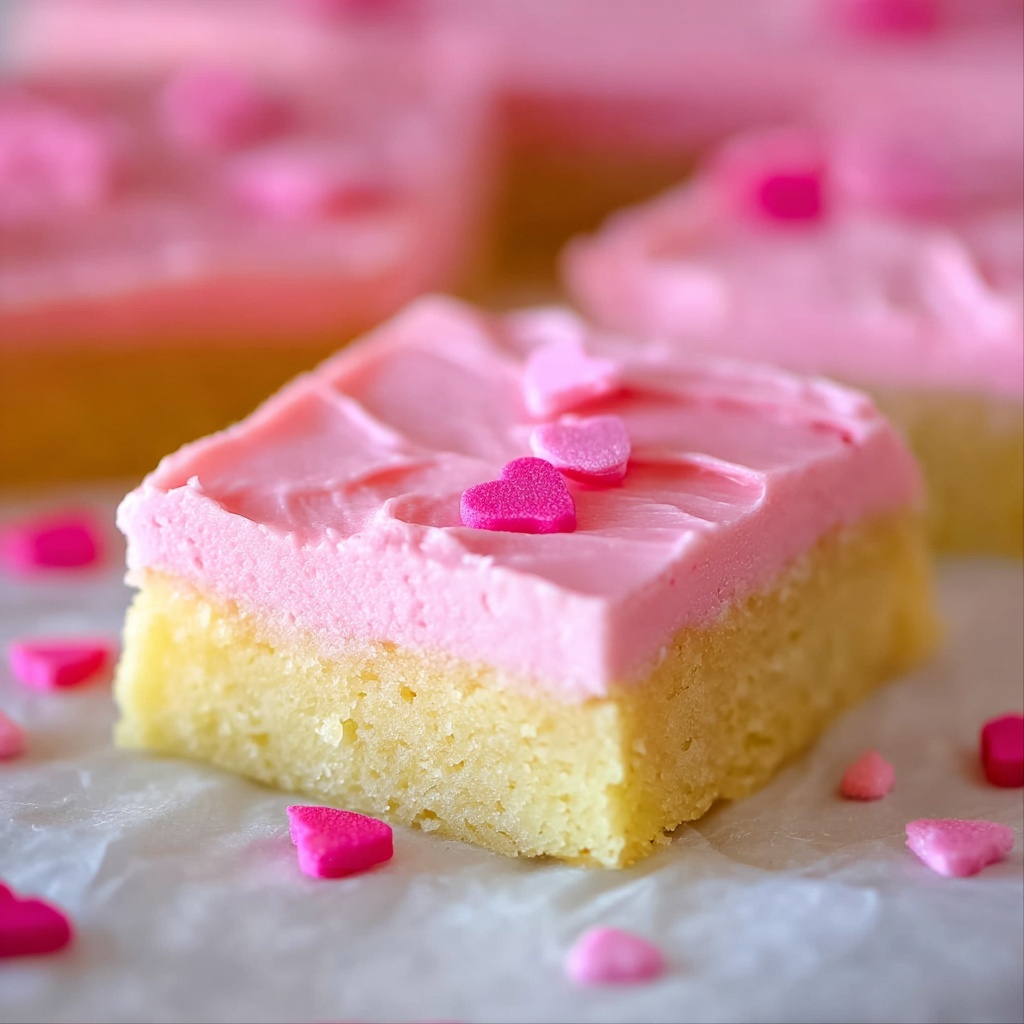 Soft and Chewy Sugar Cookie Bars with Buttercream Frosting Recipe - Recipe Image