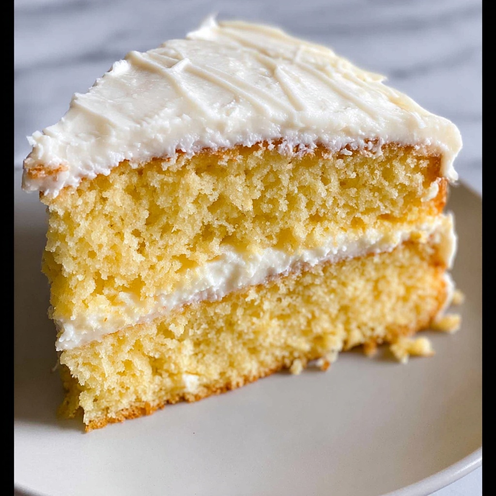 The Best Moist White Cake Recipe - Recipe Image