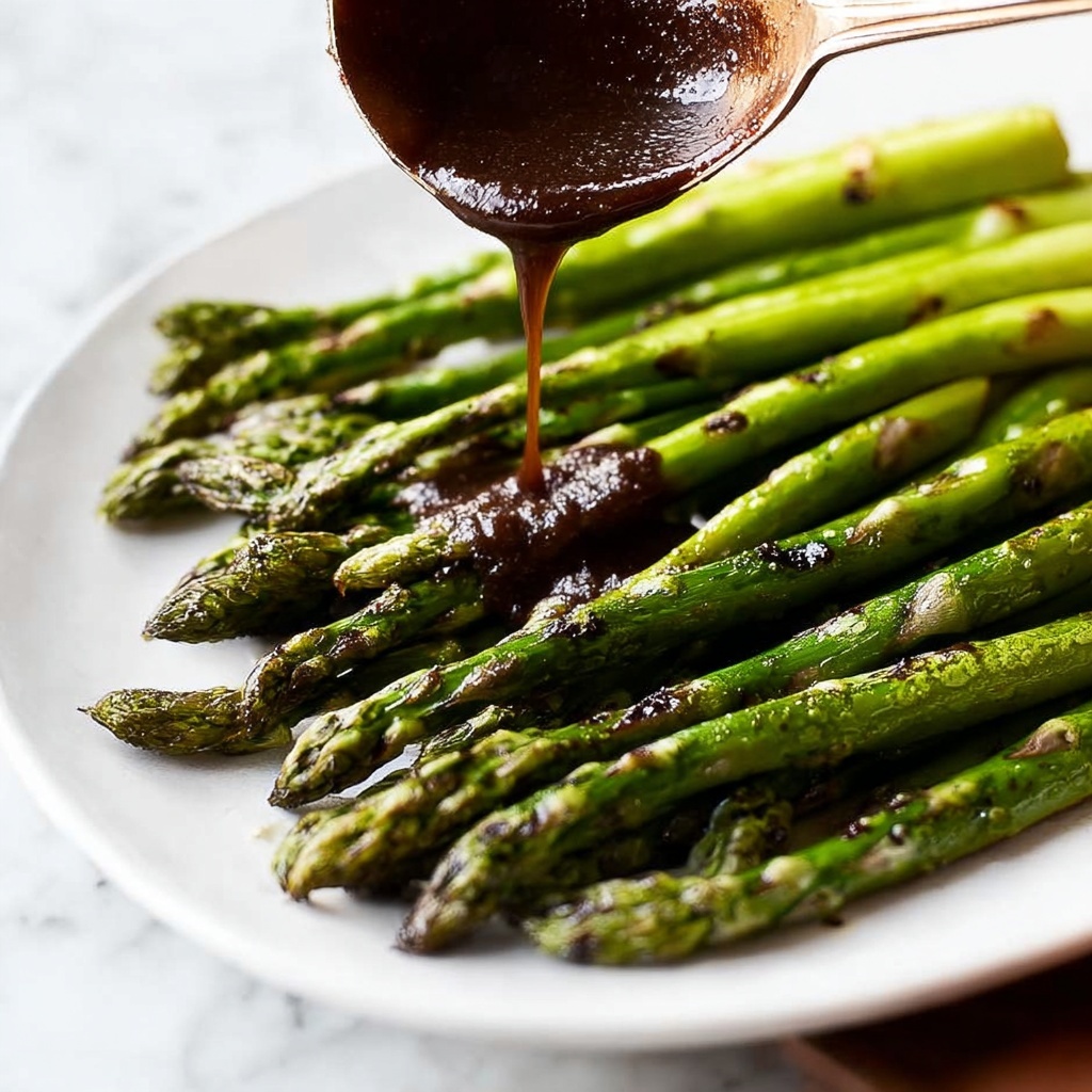 Oven Roasted Asparagus with Balsamic Browned Butter Recipe - Recipe Image