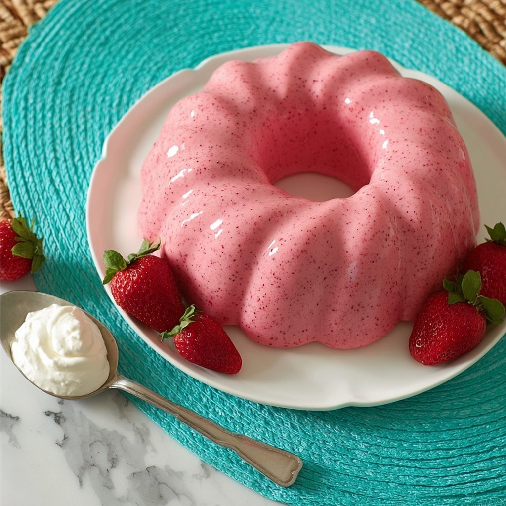 Creamy Strawberry Banana Jello Recipe - Recipe Image