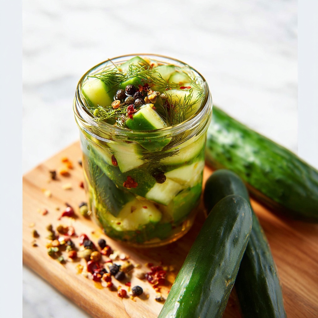 Refrigerator Pickles Recipe - Recipe Image
