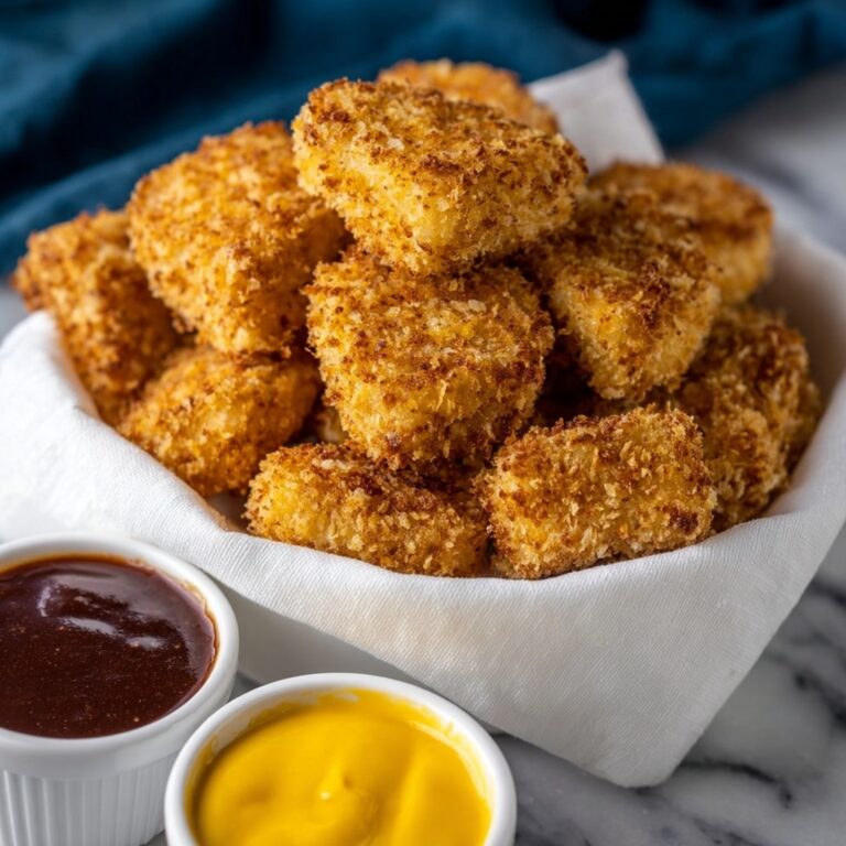 Baked Crispy Parmesan Chicken Nuggets Recipe