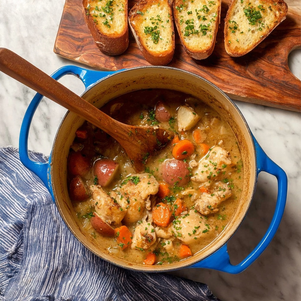 White Wine Chicken Stew Recipe - Recipe Image