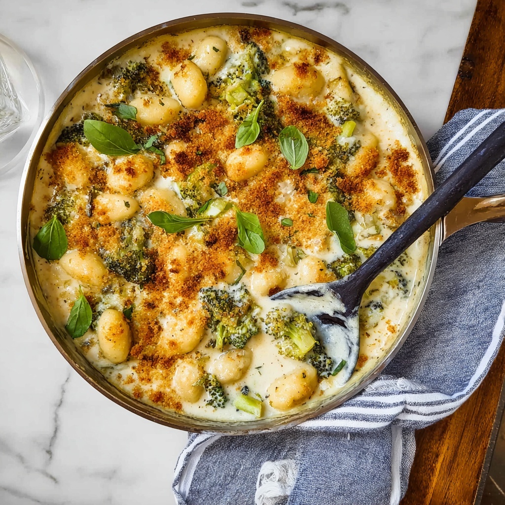 Chicken Alfredo Gnocchi Bake Recipe - Recipe Image