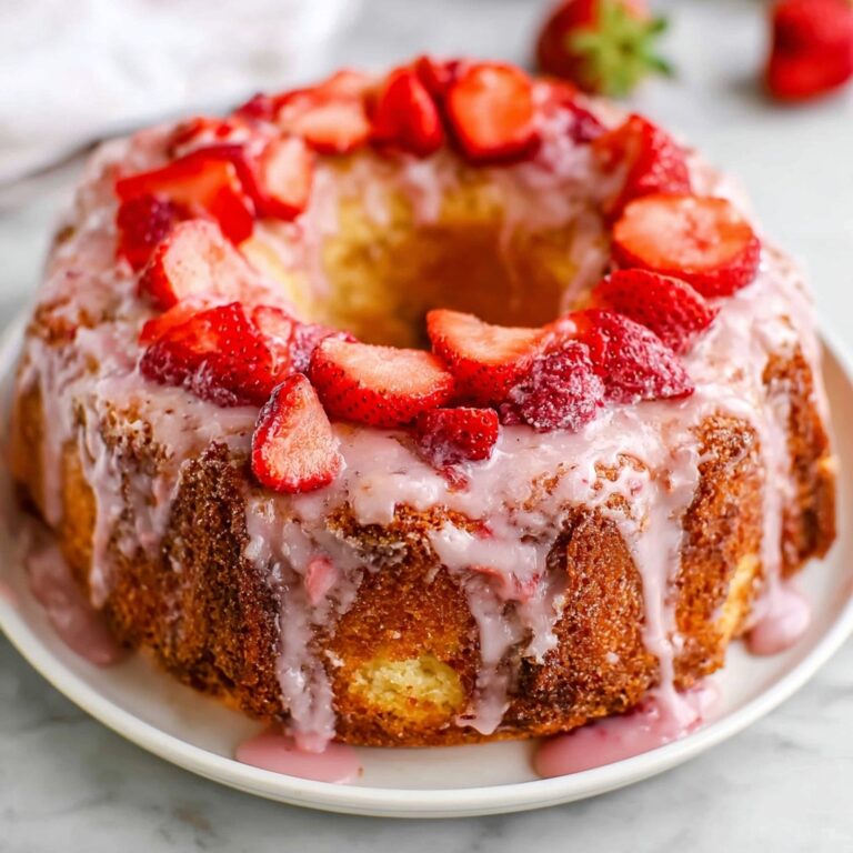 Strawberry Pound Cake Recipe