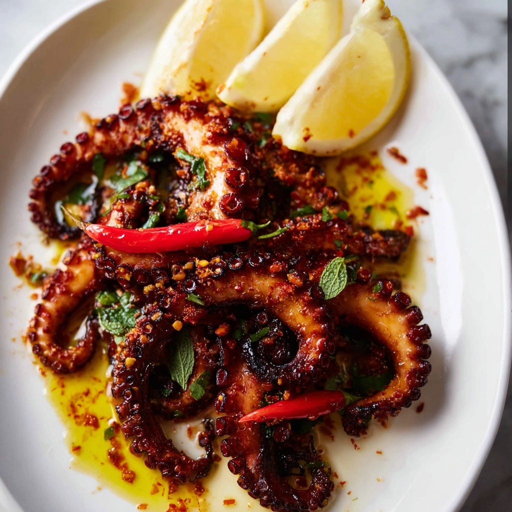 Crispy Marinated Baby Octopus Recipe - Recipe Image