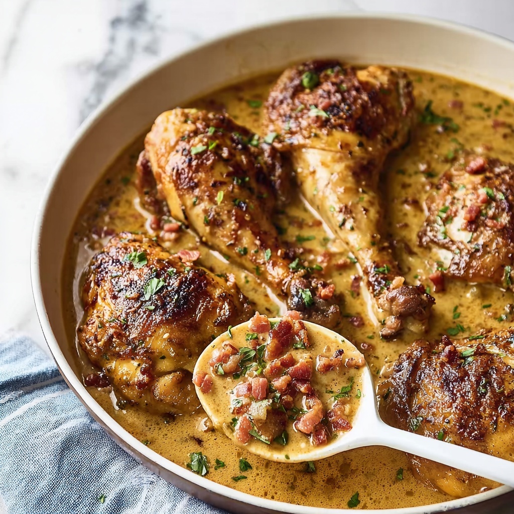 Chicken in White Wine Cream Sauce Recipe - Recipe Image