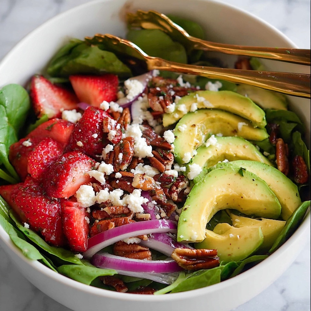 Strawberry Avocado Salad with Poppyseed Dressing Recipe - Recipe Image