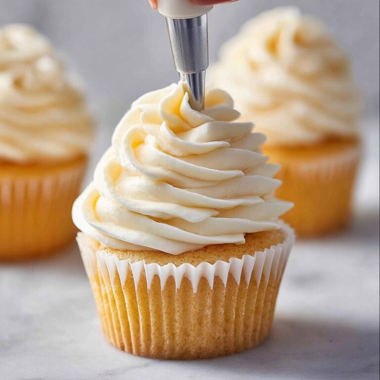 My Secret Less-Sweet, Fluffy Vanilla Frosting Recipe