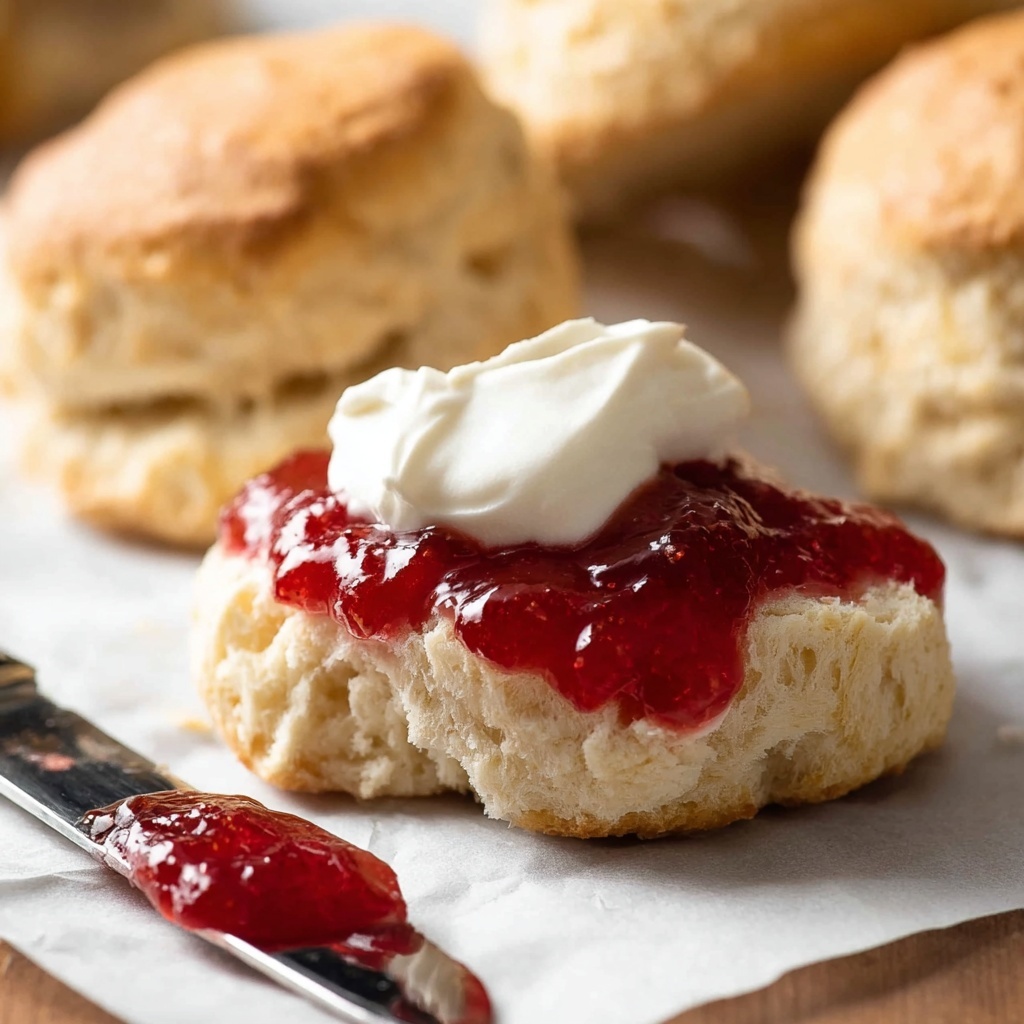 Lemonade Scones with Cream and Jam Recipe - Recipe Image