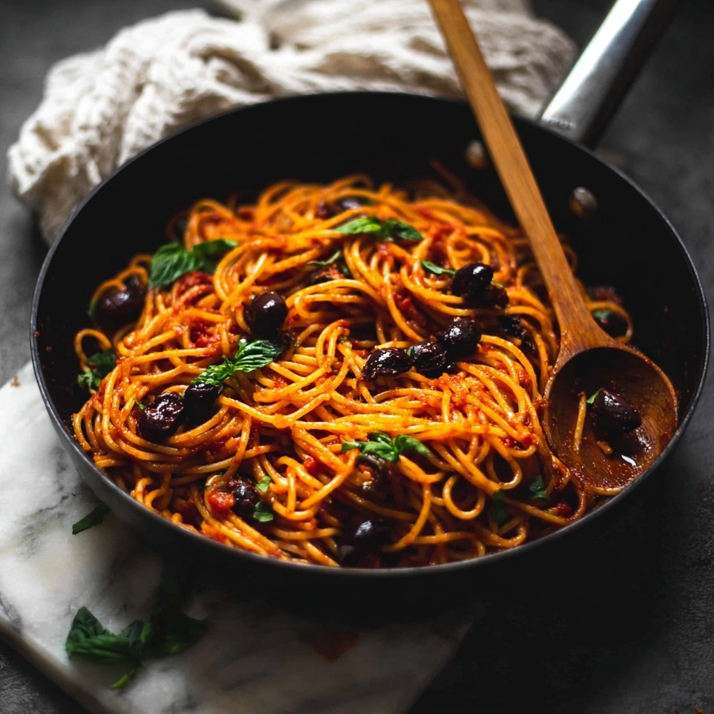 Spaghetti alla Puttanesca Recipe - Recipe Image