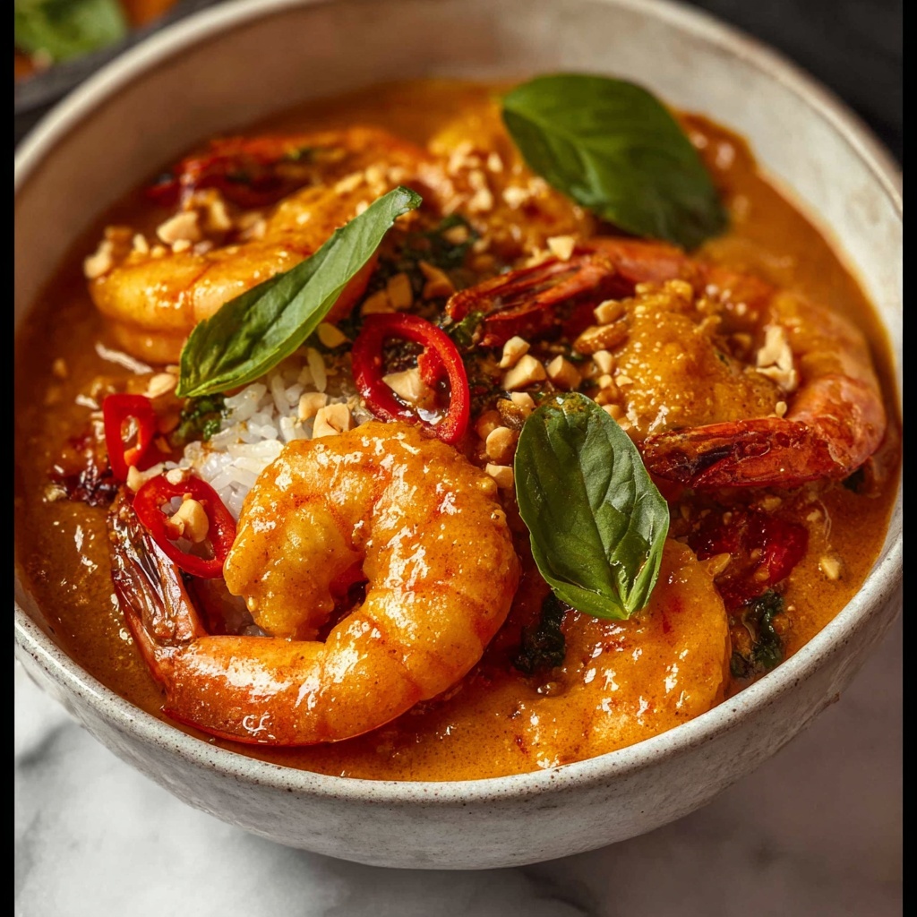 Panang Curry with Prawns and Chicken from Scratch Recipe - Recipe Image