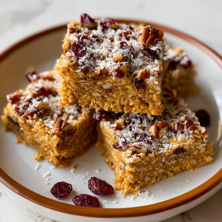 Healthy Pumpkin Oatmeal Bars Recipe