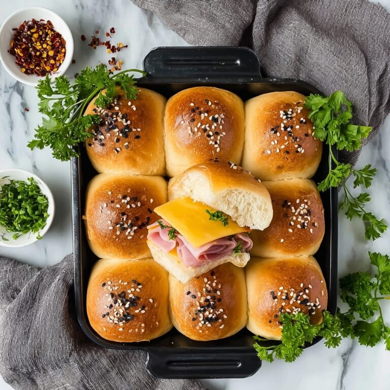 Ham and Cheese Hawaiian Roll Sliders Recipe