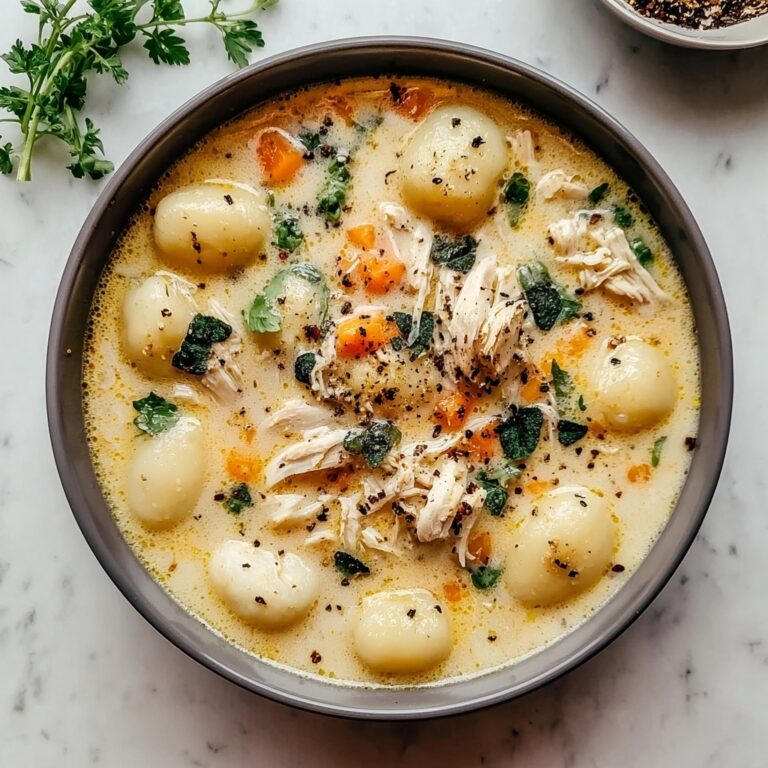 Creamy Crockpot Chicken Gnocchi Soup Recipe