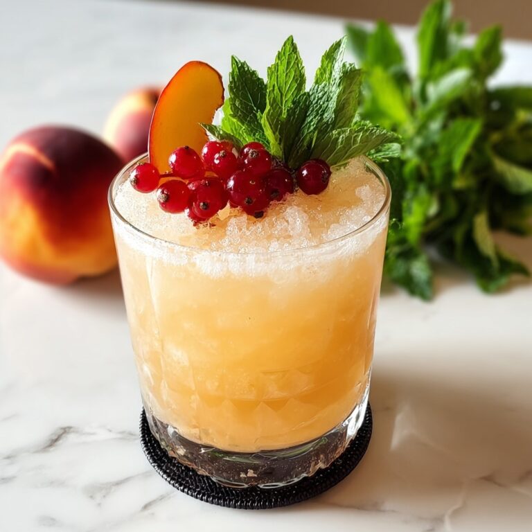 Georgia Peach Cocktail Recipe