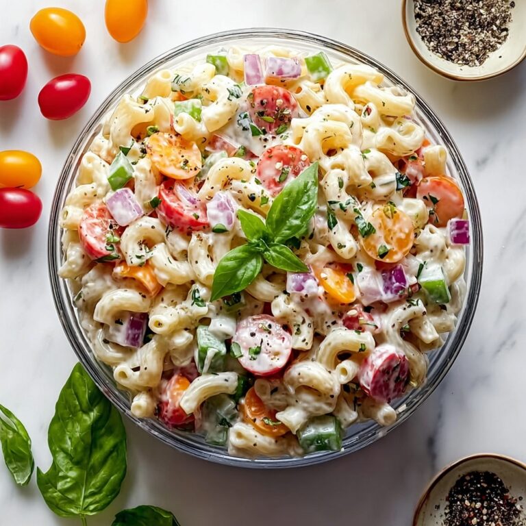 Creamy Ditalini Pasta Salad Recipe