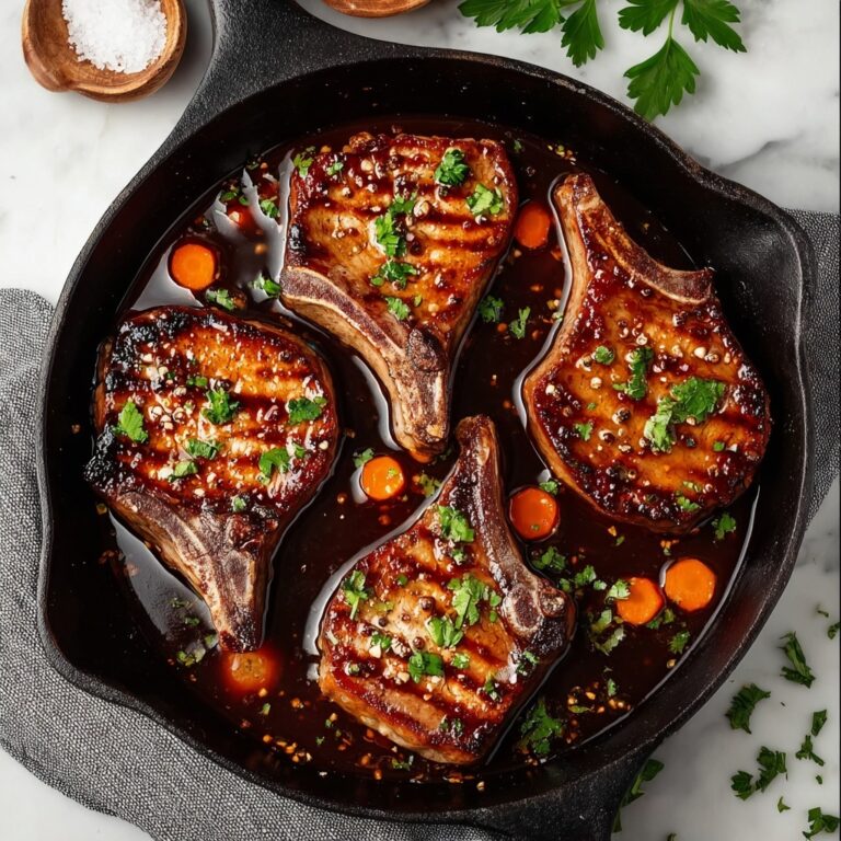 Honey Garlic Pork Chops Recipe
