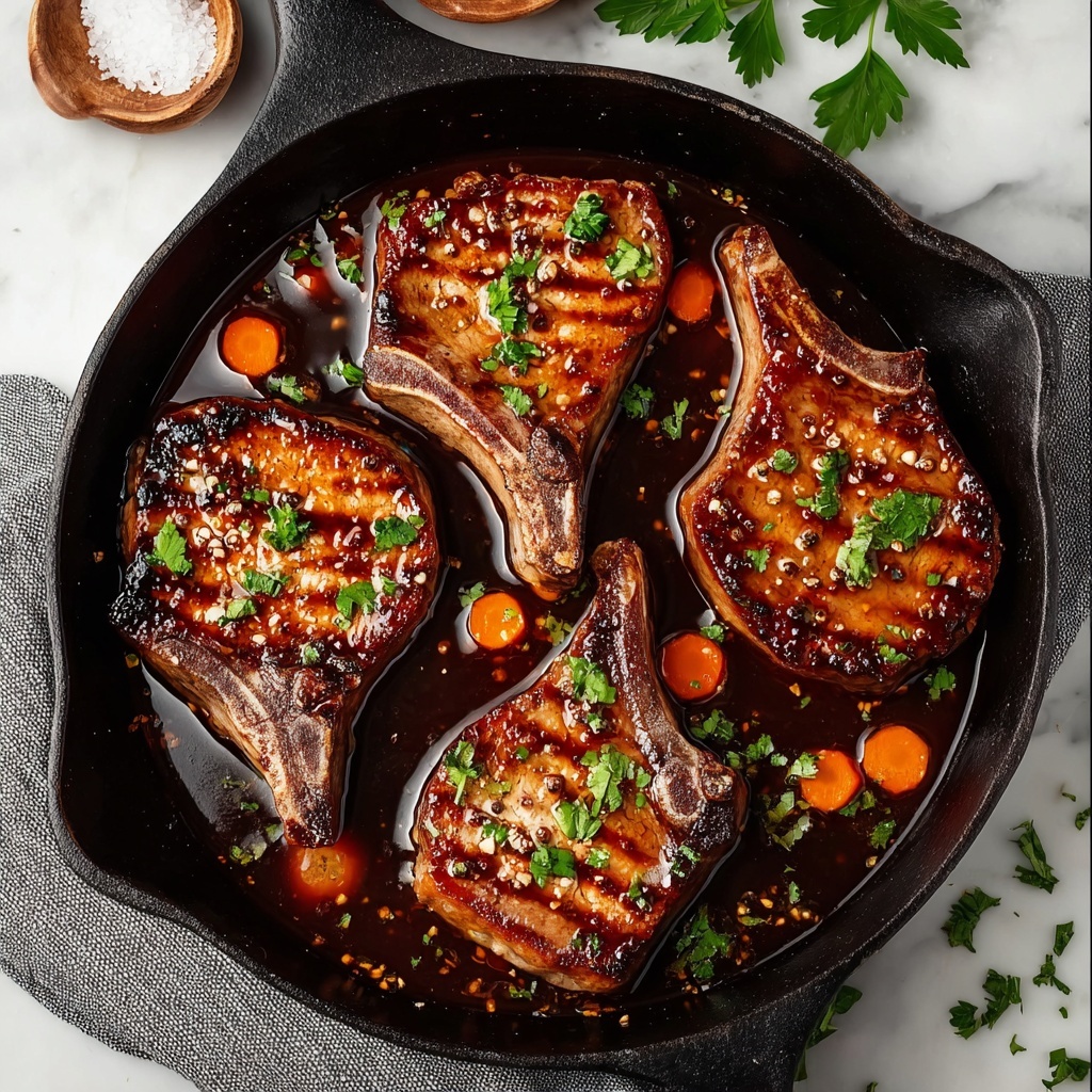 Honey Garlic Pork Chops Recipe - Recipe Image