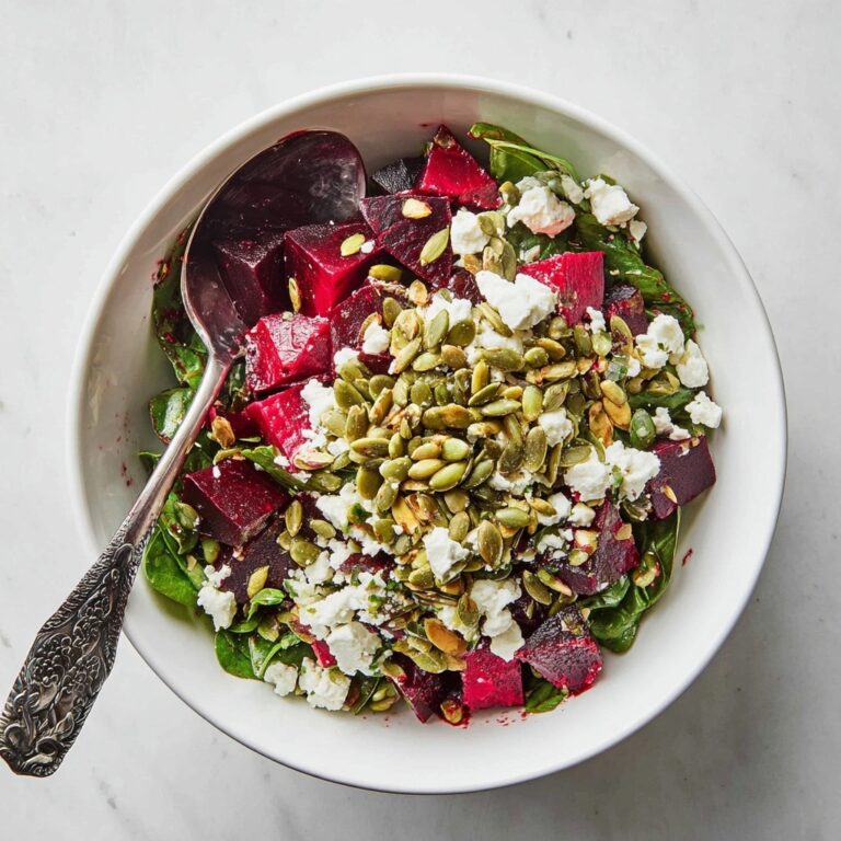 Roasted Beet Salad with Goat Cheese and Pepitas Recipe