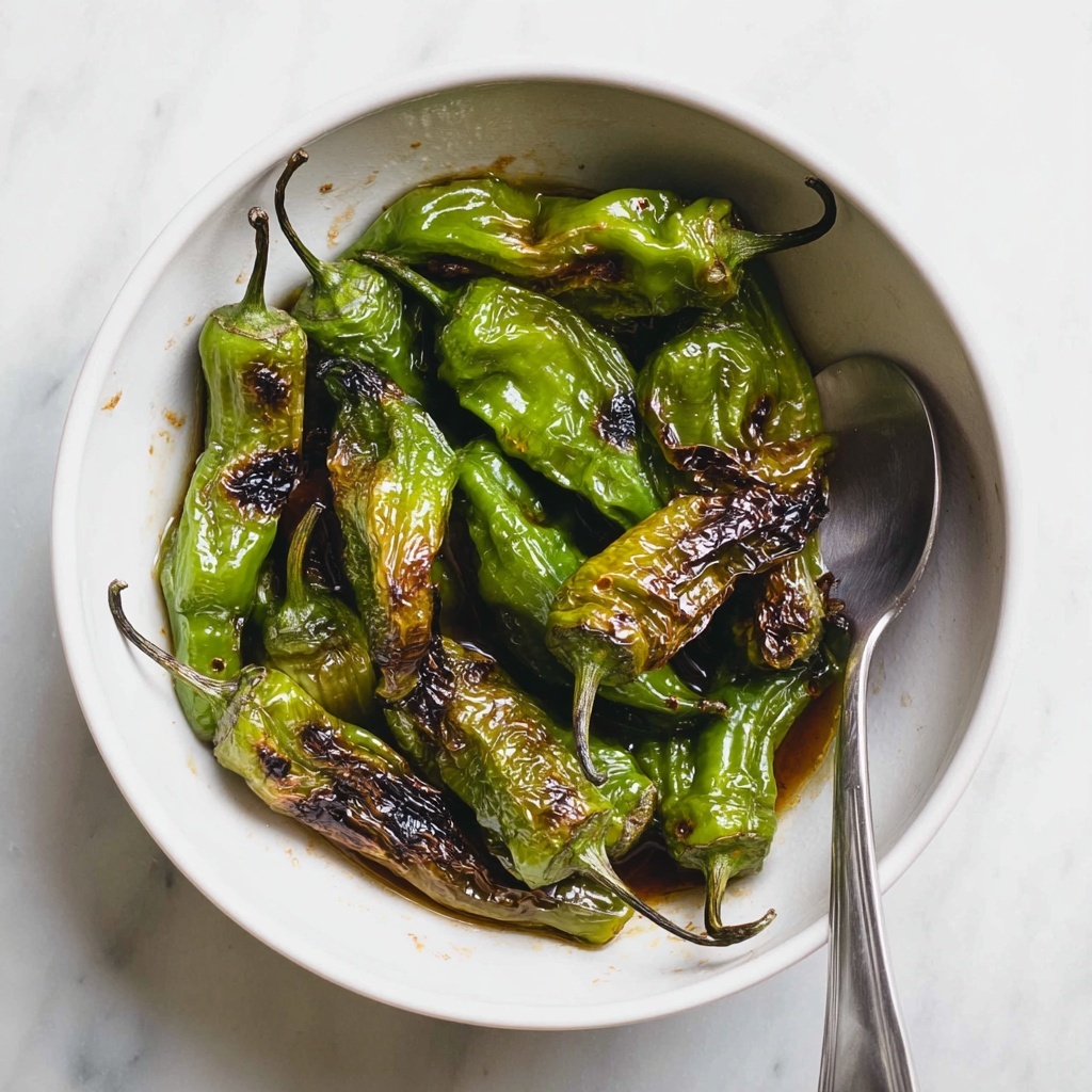 Blistered Shishito Peppers with Soy and Togarashi Recipe - Recipe Image