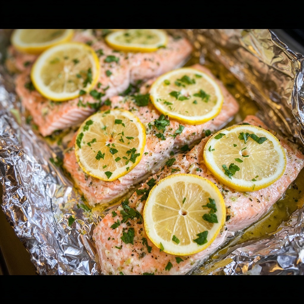 Baked Lemon Salmon Recipe - Recipe Image