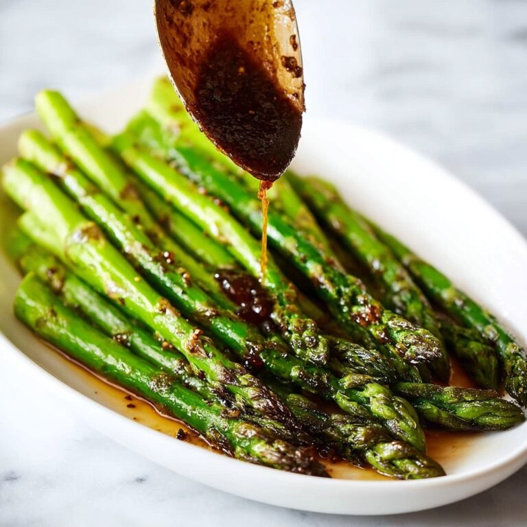 Oven Roasted Asparagus with Balsamic Browned Butter Recipe