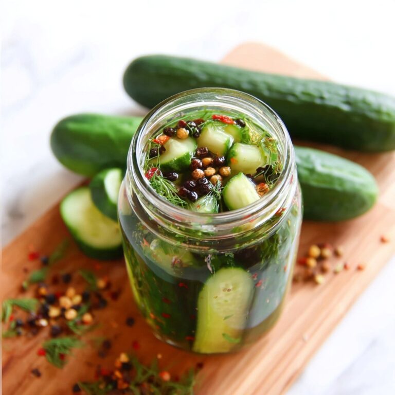 Refrigerator Pickles Recipe