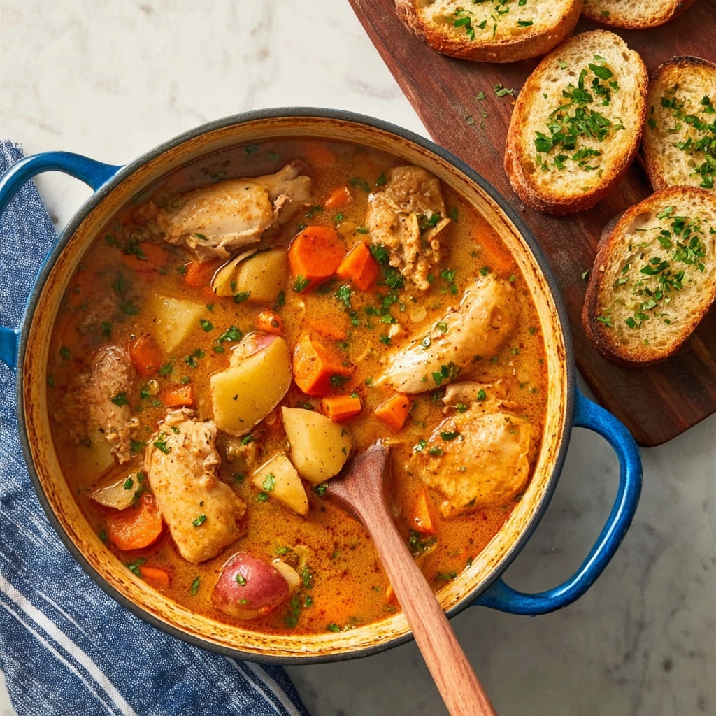 White Wine Chicken Stew Recipe - Recipe Image