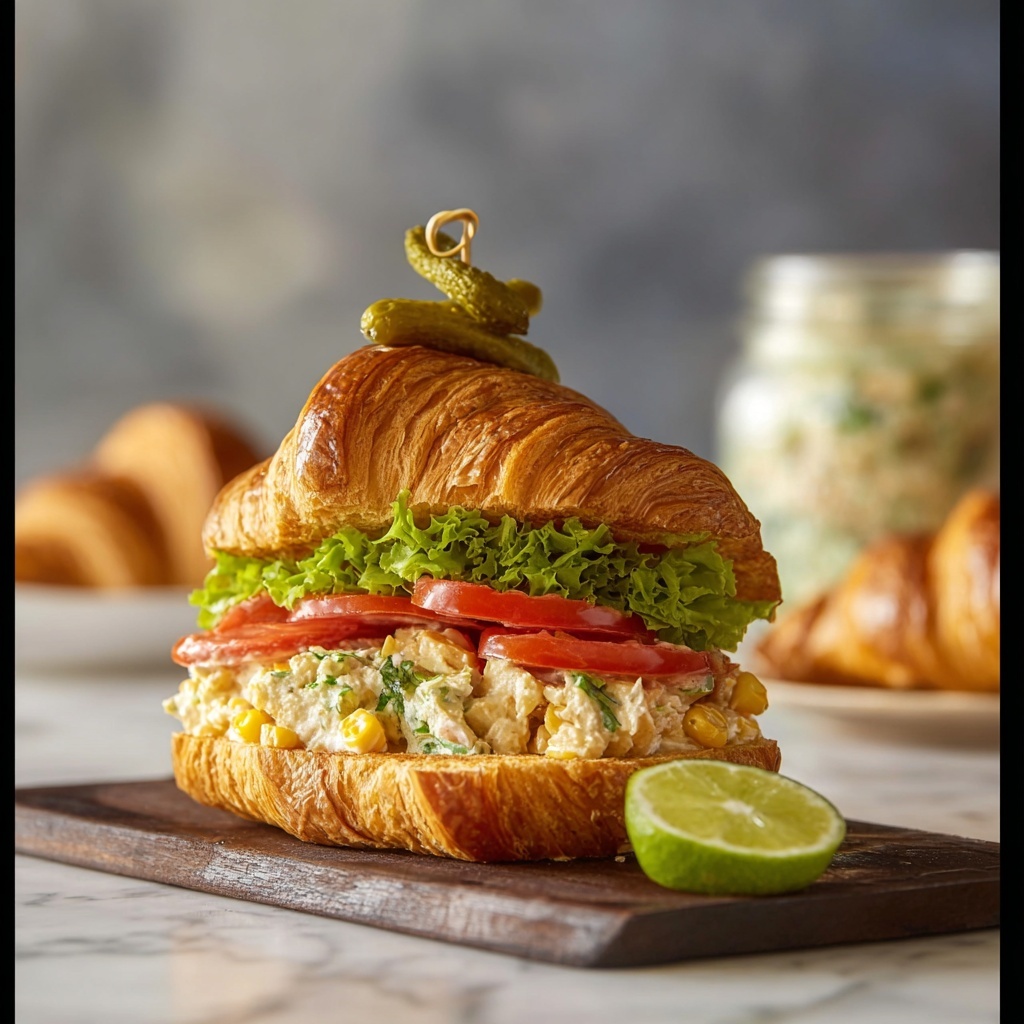 Mexican Chicken Salad Sandwiches Recipe - Recipe Image