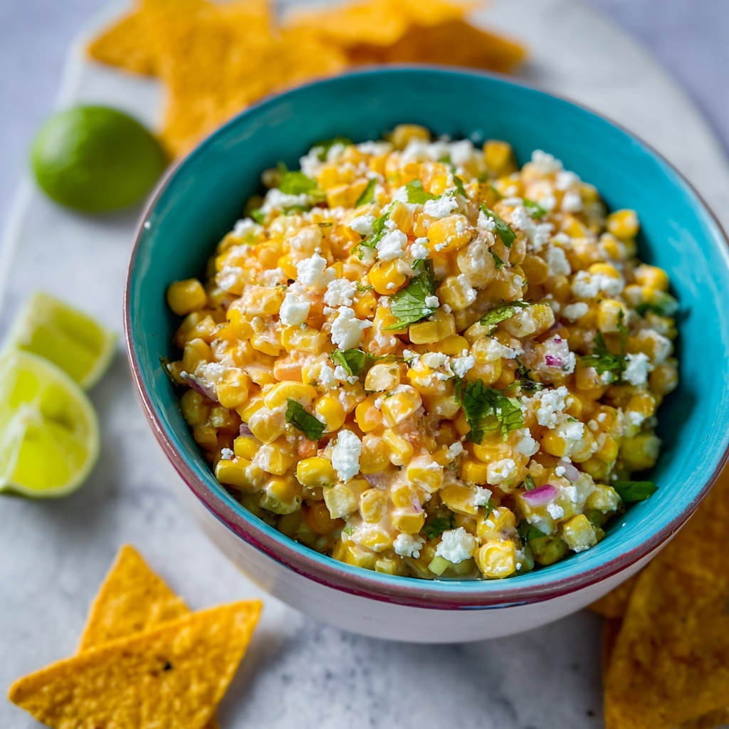Healthy Mexican Street Corn Dip Recipe - Recipe Image