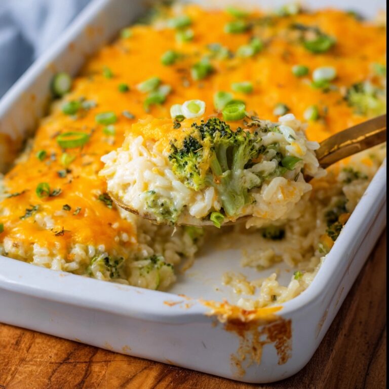 Broccoli Cheese Rice Casserole Recipe