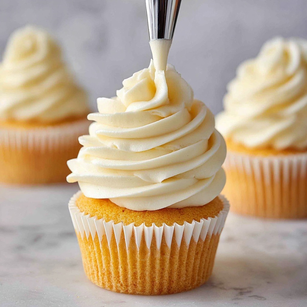 My Secret Less-Sweet, Fluffy Vanilla Frosting Recipe - Recipe Image