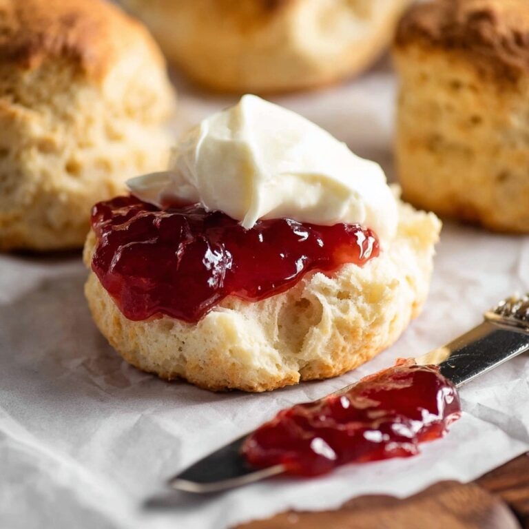 Lemonade Scones with Cream and Jam Recipe