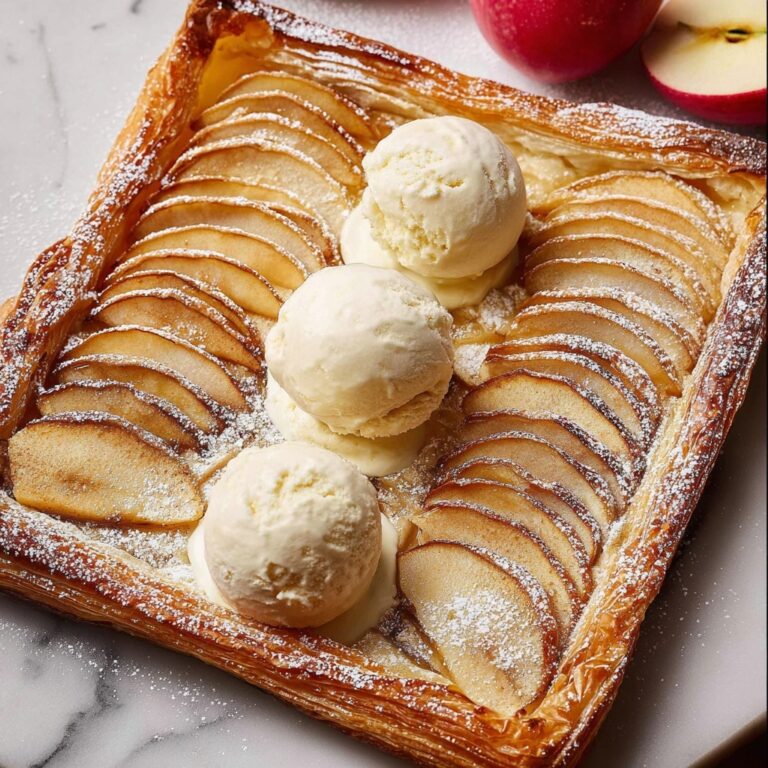 Easy French Apple Tart – Tarte Fine aux Pommes Recipe