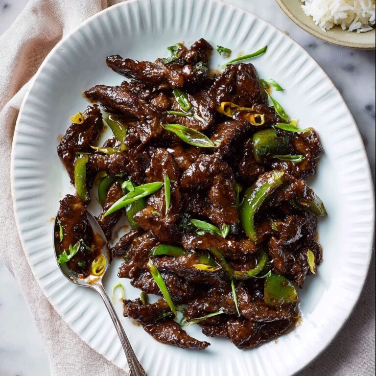 Crispy Sticky Mongolian Beef Recipe