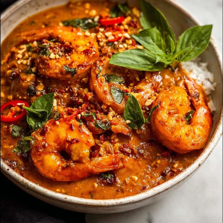 Panang Curry with Prawns and Chicken from Scratch Recipe