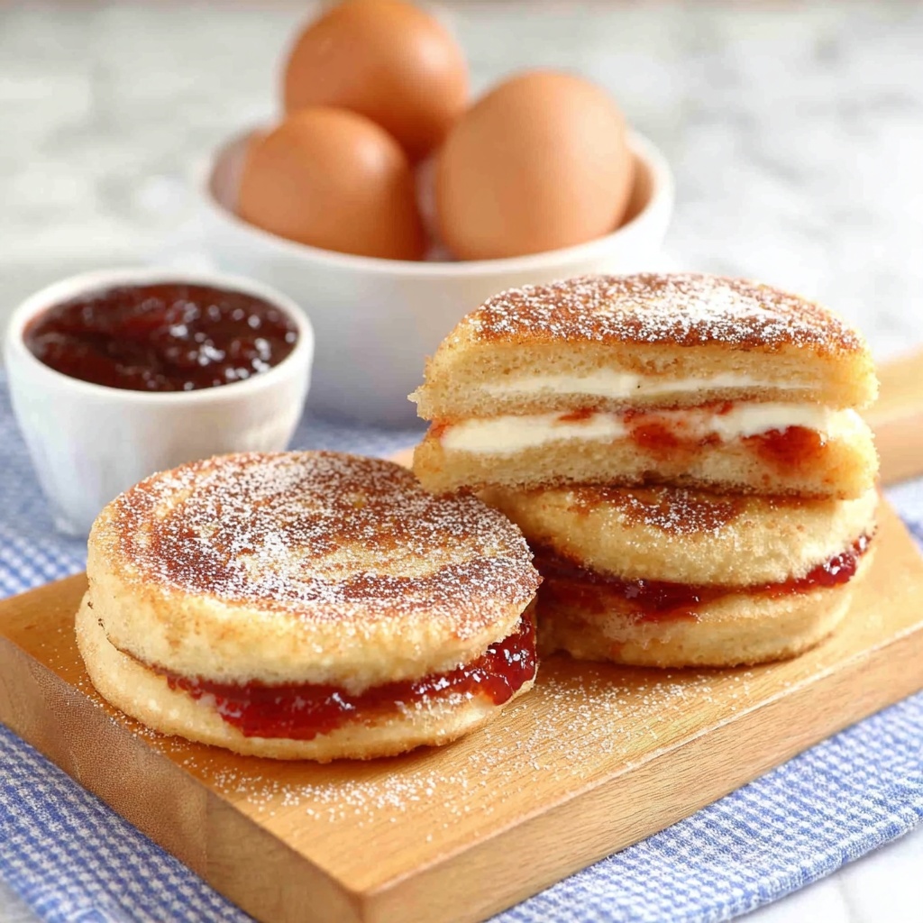 Jam Jelly Doughnut French Toast Recipe - Recipe Image