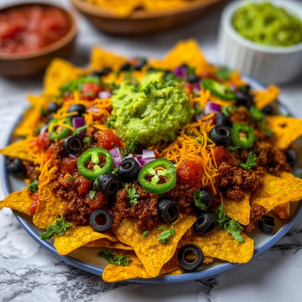 Spooky Spicy Loaded Halloween Nachos Recipe - Recipe Image