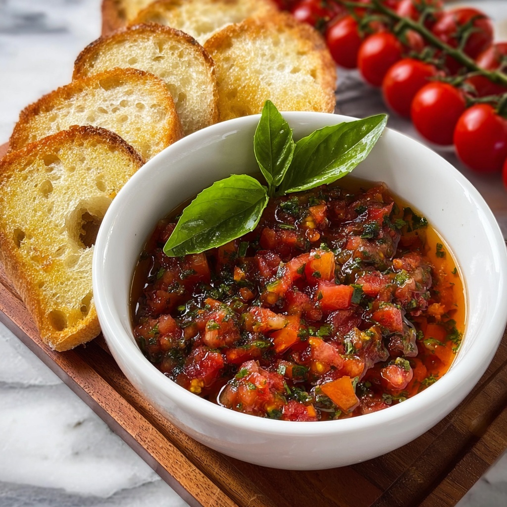 Savory Italian Tomato Bruschetta Dip Recipe - Recipe Image