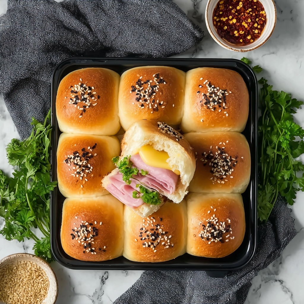 Ham and Cheese Hawaiian Roll Sliders Recipe - Recipe Image