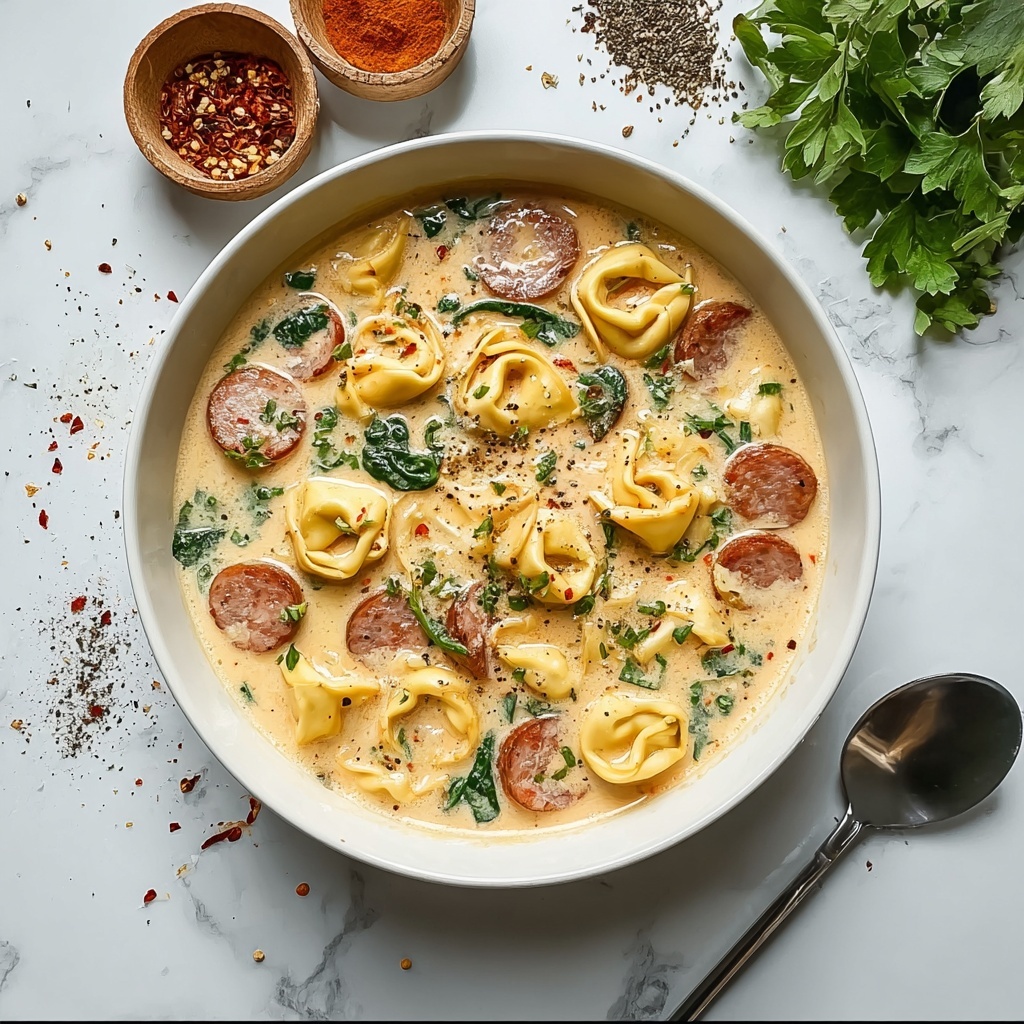 Sausage Tortellini Soup Recipe - Recipe Image
