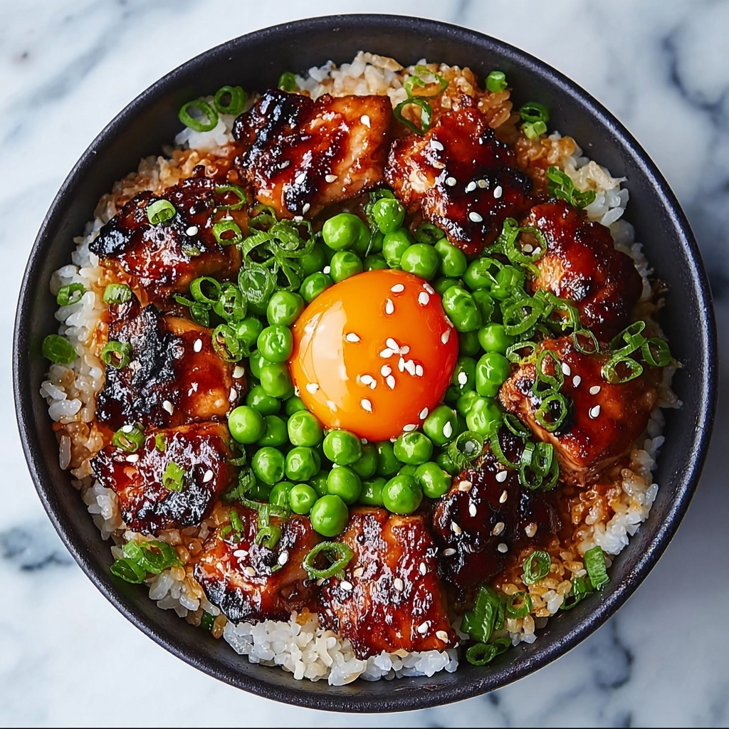 Savory Japanese BBQ Chicken Fried Rice Extravaganza Recipe - Recipe Image