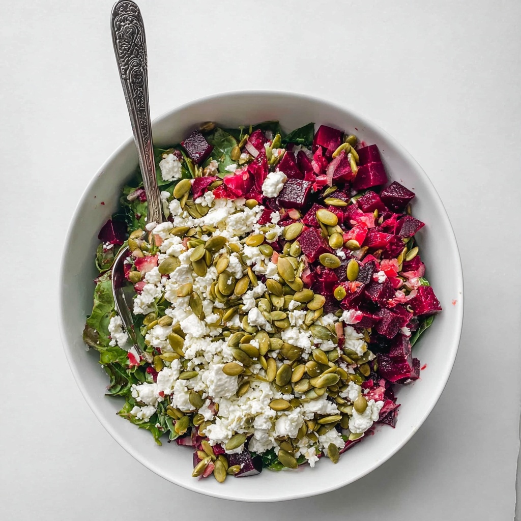 Roasted Beet Salad with Goat Cheese and Pepitas Recipe - Recipe Image
