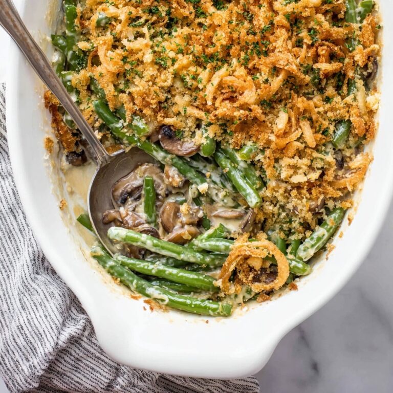 Fresh Green Bean Casserole Recipe