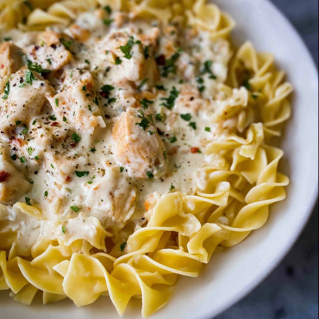 Slow Cooker Chicken Stroganoff Recipe - Recipe Image