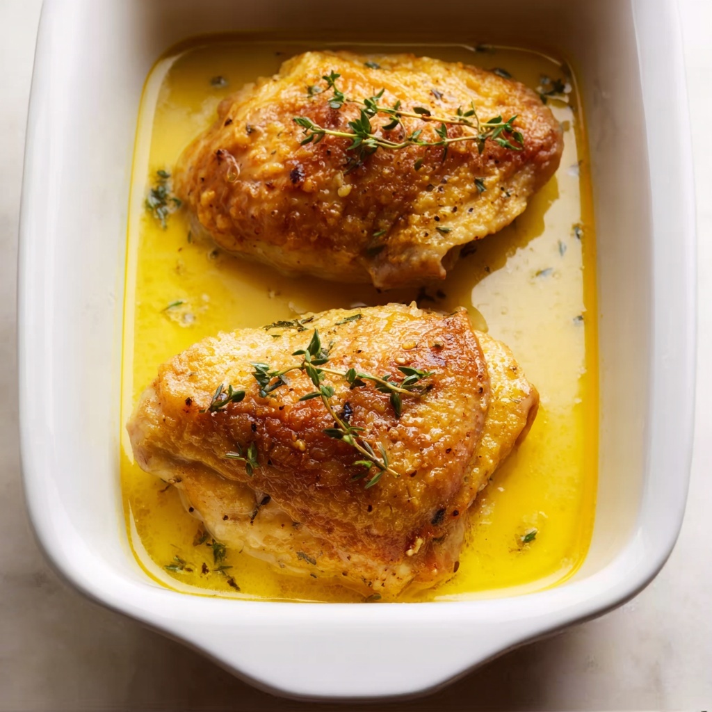 Creamy Butter Baked Chicken Recipe - Recipe Image