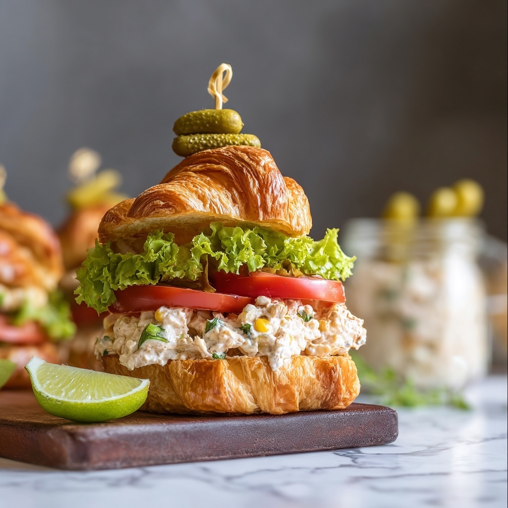 Mexican Chicken Salad Sandwiches Recipe - Recipe Image