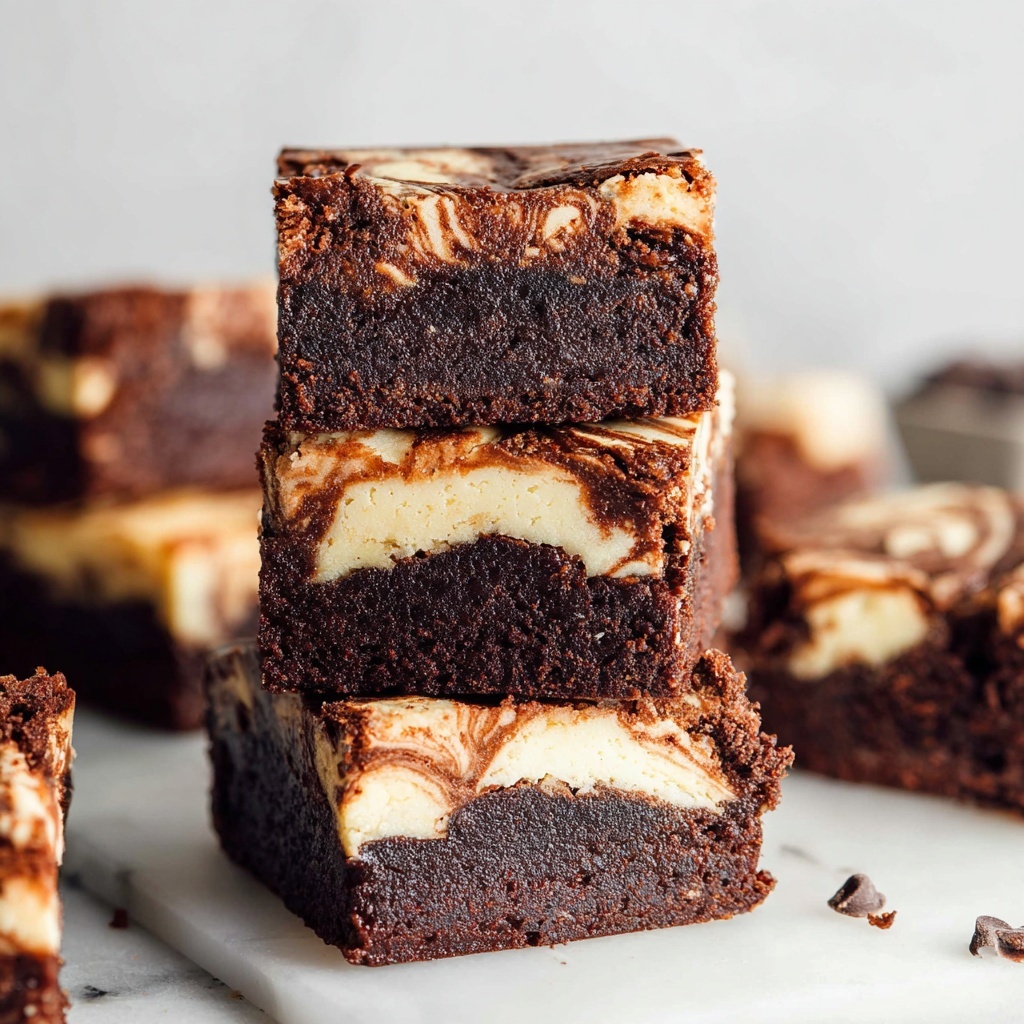 Cream Cheese Swirl Brownies Recipe - Recipe Image